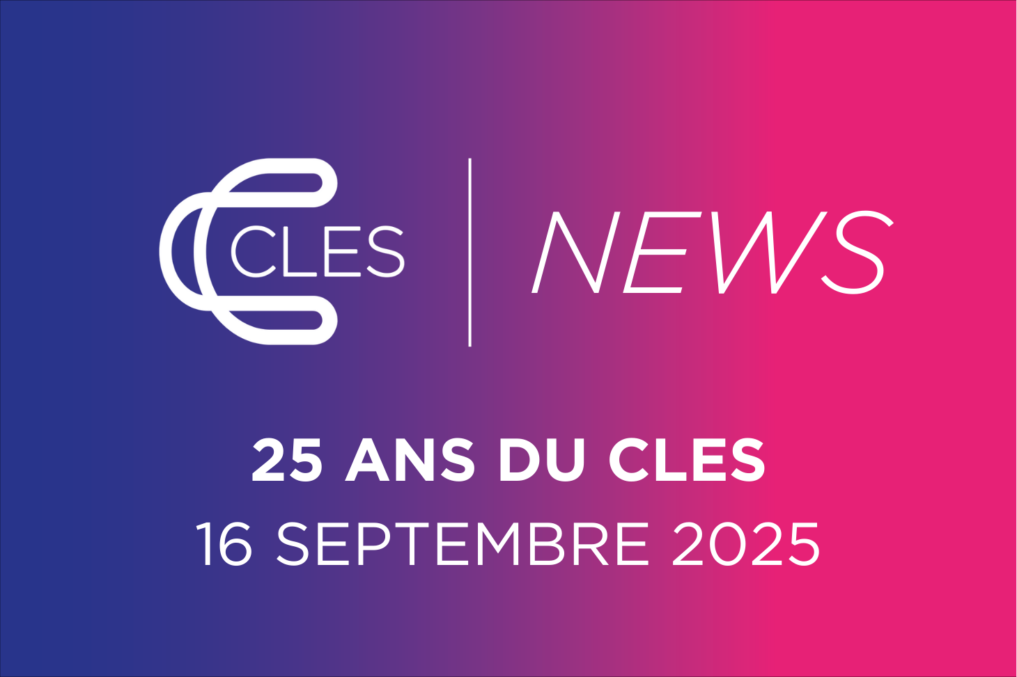 CLES News 16 09 2025 